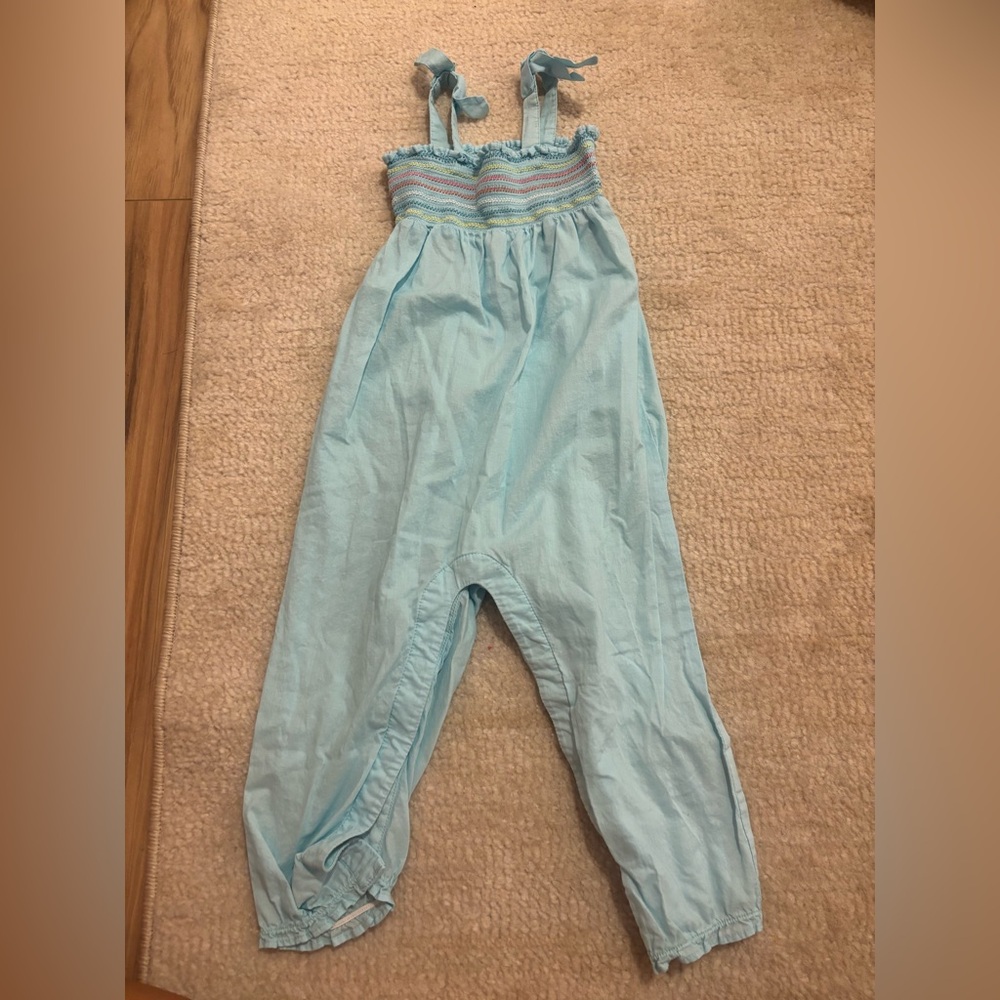 Light Blue Kids Jumpsuit